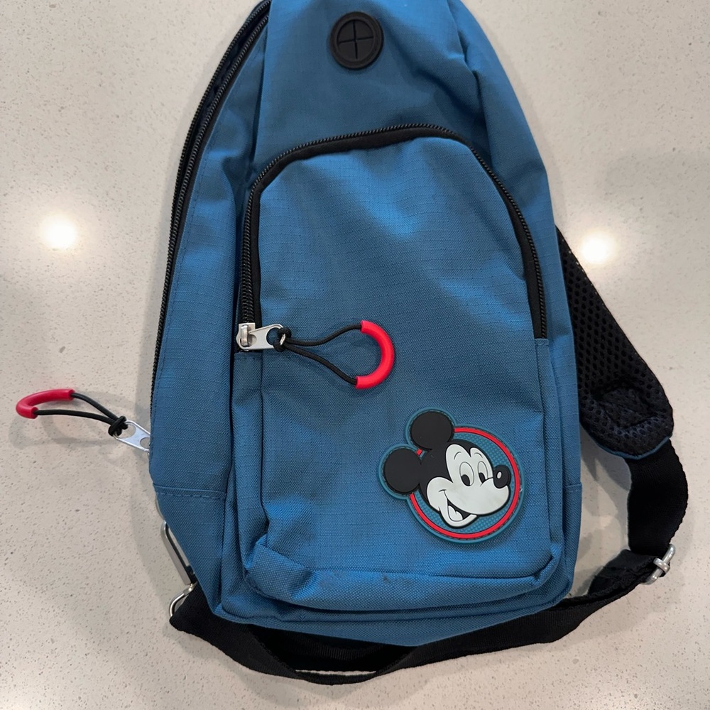 Disney Blue Mickey Mouse Sling Bag for Men